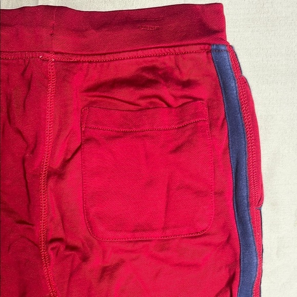 CREWCUTS Red Kids Track Pants with Blue Stripes Size 12 - Picture 9 of 9
